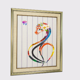 চাইনিজ রাশিচক্র পেইন্টিং বারোটি প্রাণী সাপ হোম সজ্জা ফিতা পেইন্টিং ফ্রেম আর্ট আলংকারিক প্রাচীর ঝুলন্ত